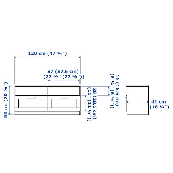 ikea tv unit white