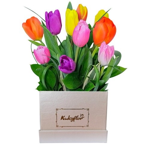 imagenes de arreglos florales con tulipanes