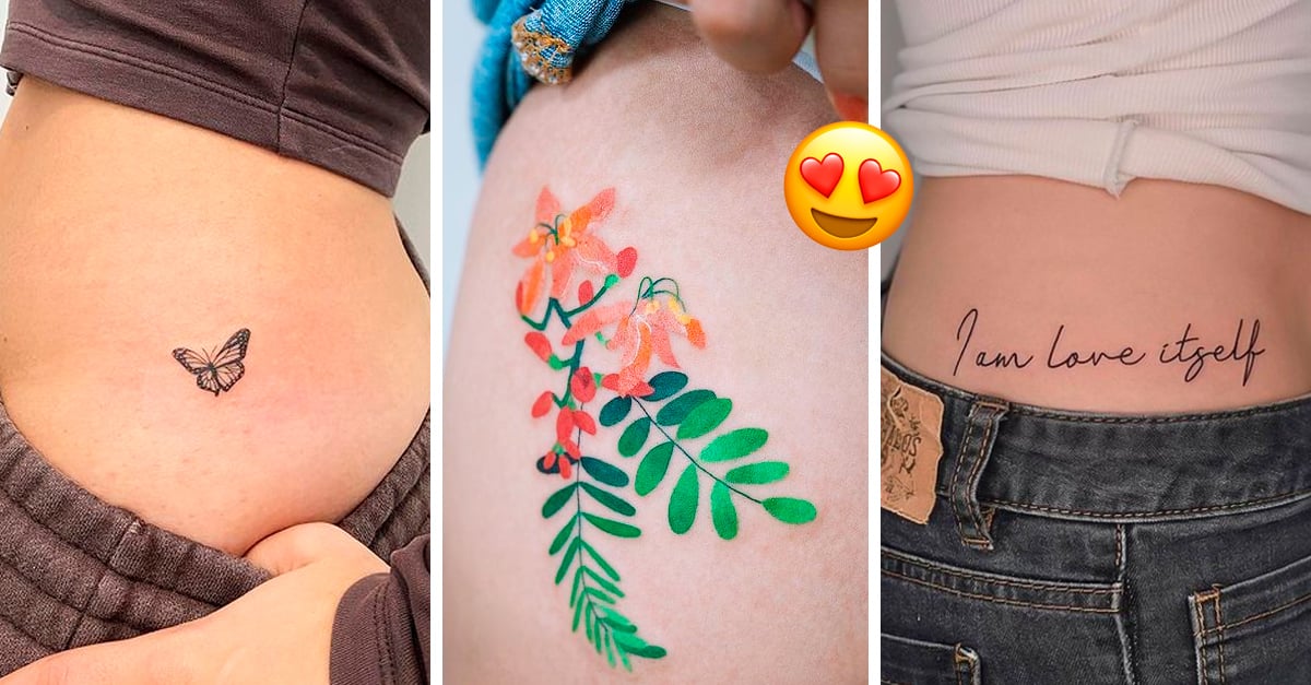 imagenes de tatuajes en la cadera para mujeres