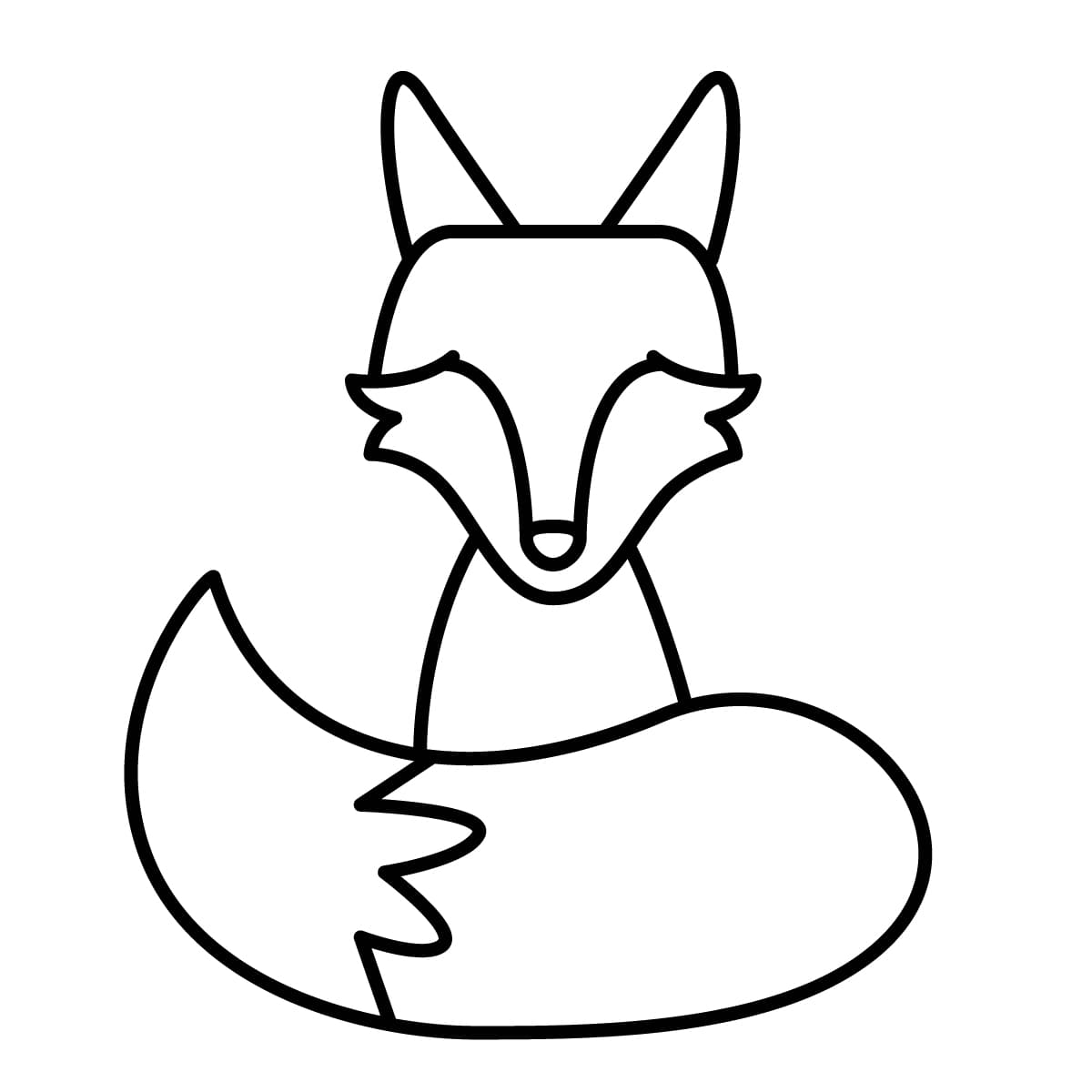 imágenes del zorro para dibujar