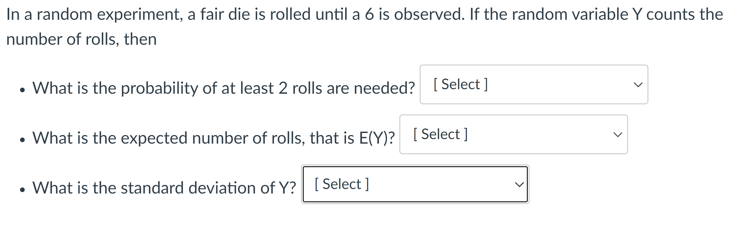 in a random experiment a fair die is rolled