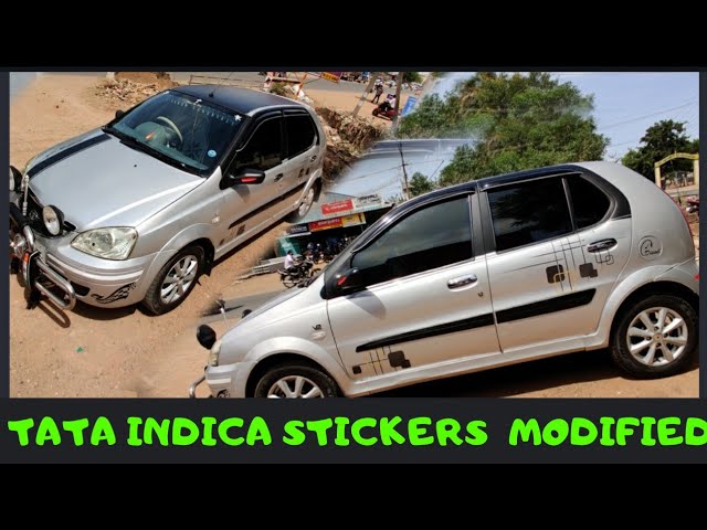 indica car sticker design