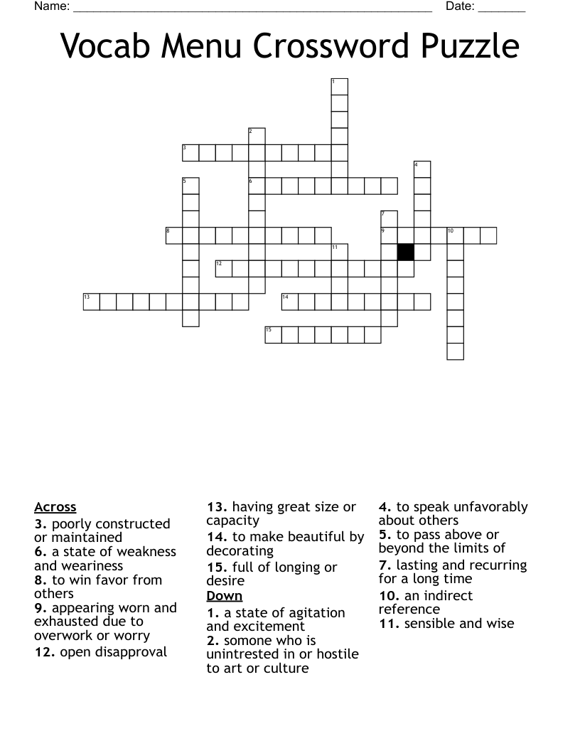 indirect reference crossword clue