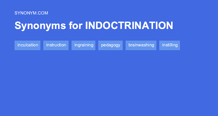 indoctrination synonym