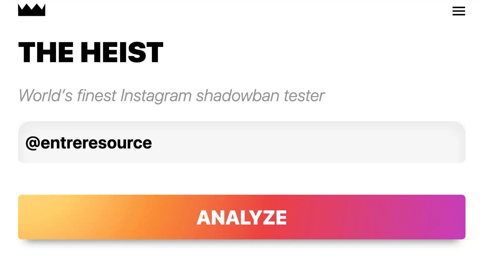 instagram shadowban tester free