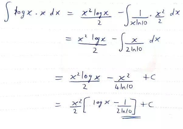 integral x log x dx