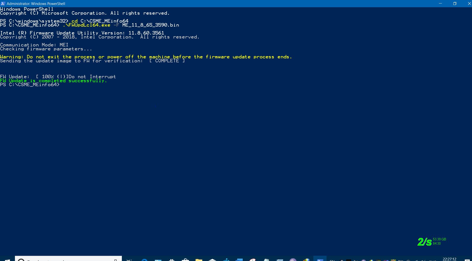 intel management engine firmware