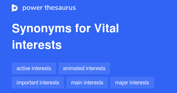 interests thesaurus