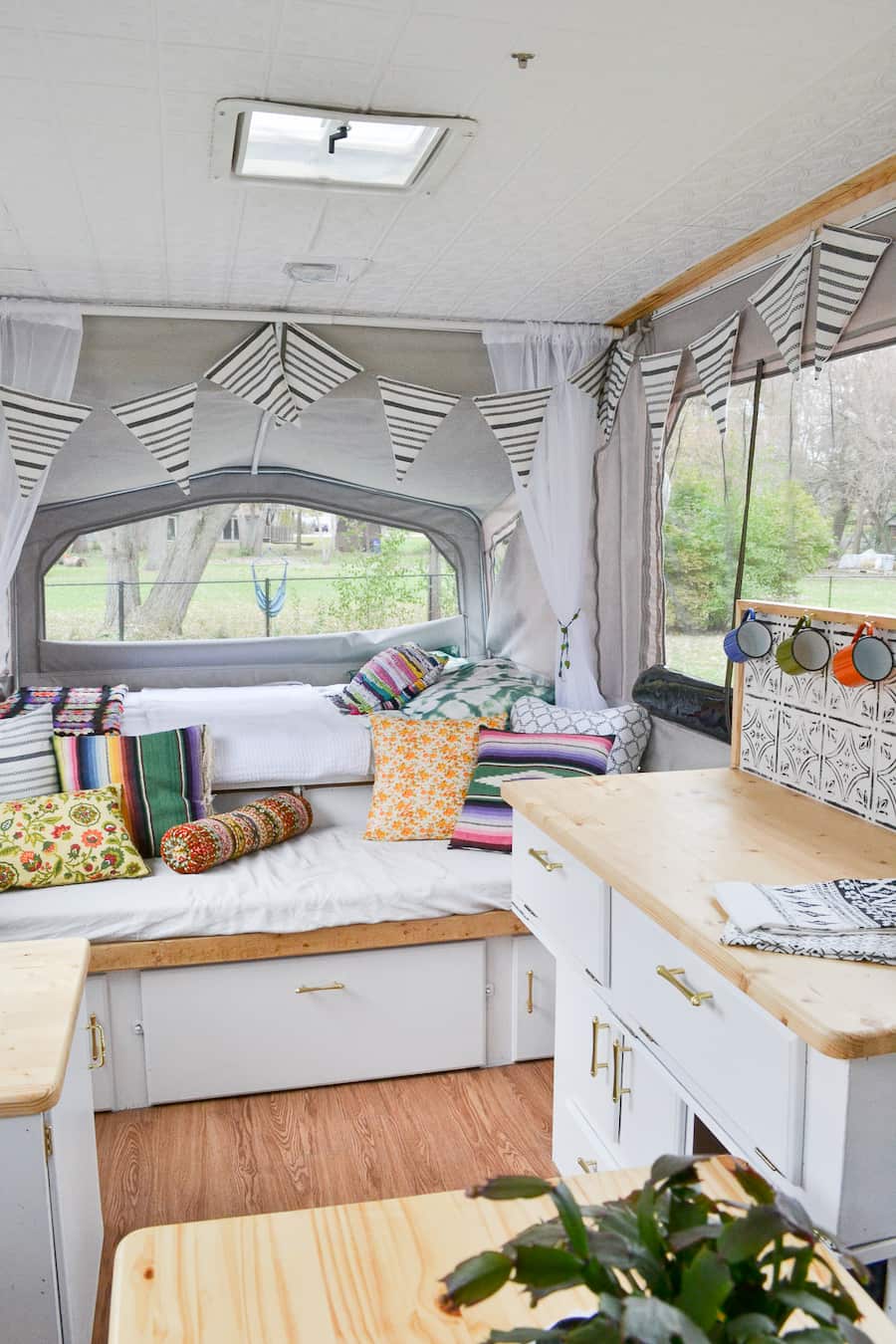 interior pop up camper remodel