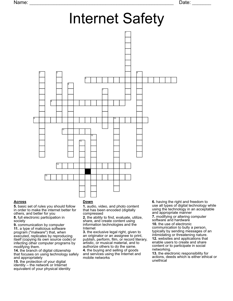 internet audio crossword clue