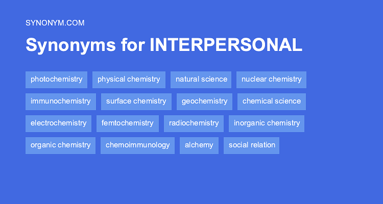 interpersonal skills synonym