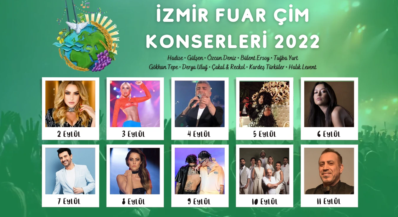 izmir de bugün olan konserler