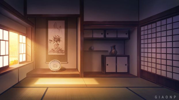 japanese house anime background