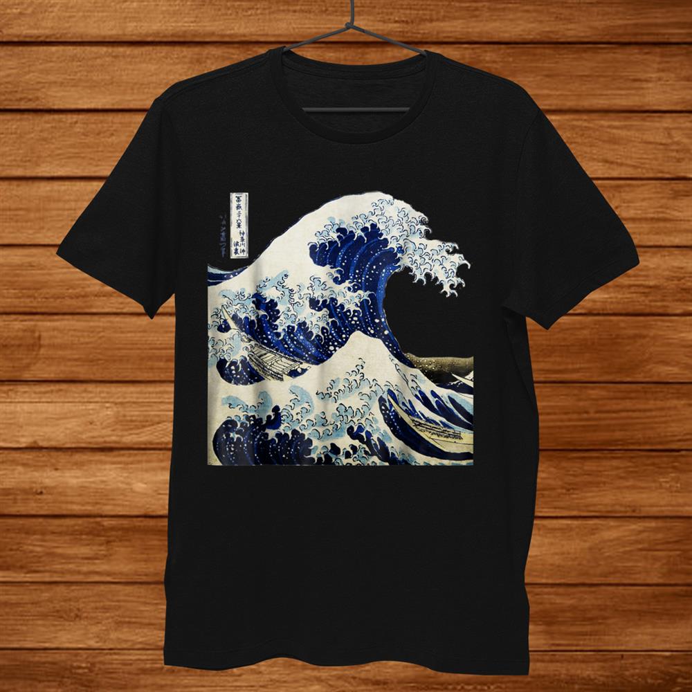 japanese wave shirt