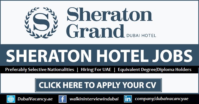 jobs sheraton hotel