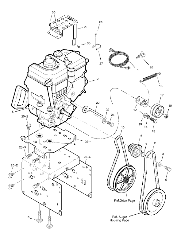 john deere snowblower parts