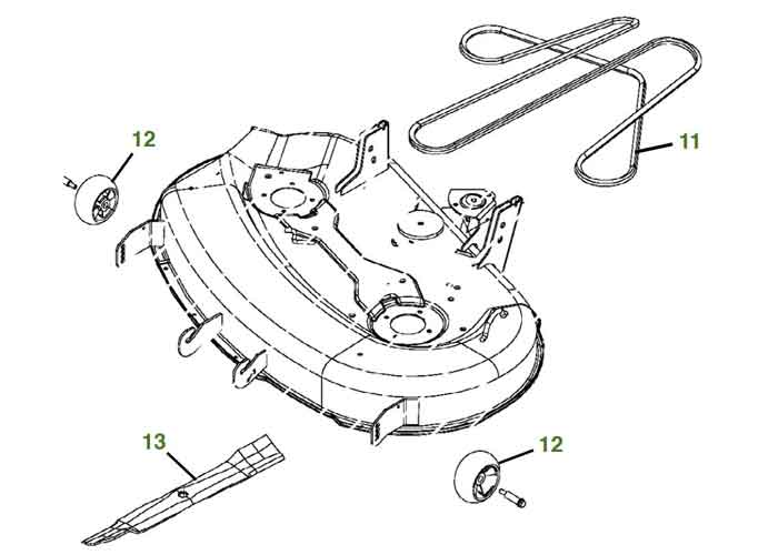 john deere x350 belt diagram