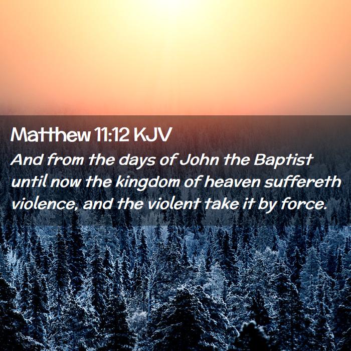 john the baptist kjv