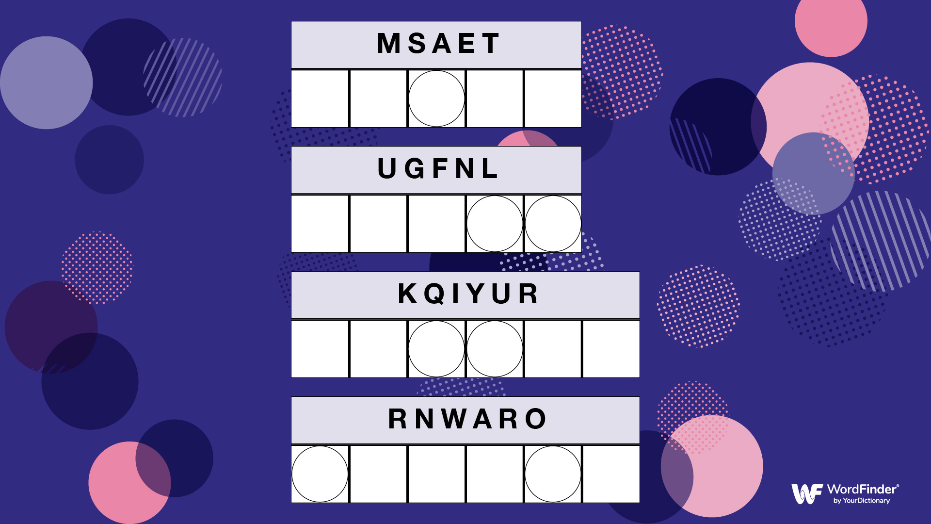 jumble word unscrambler solutions