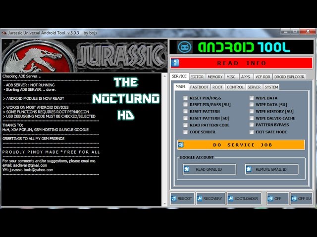 jurassic android tool crack