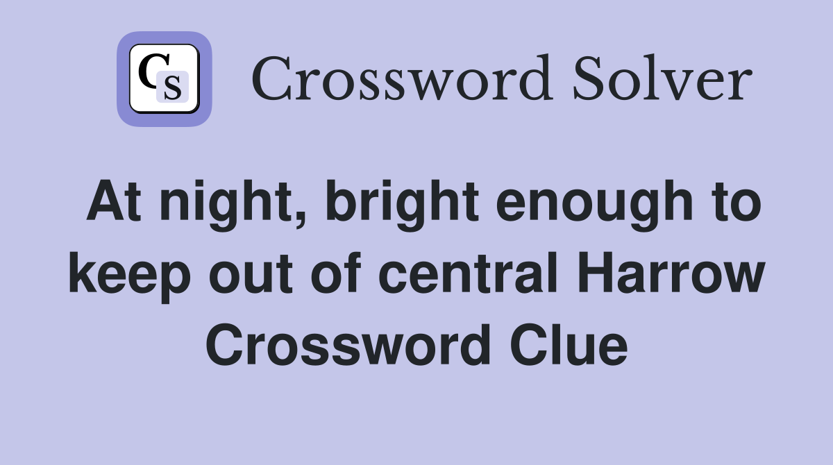 keep out crossword clue