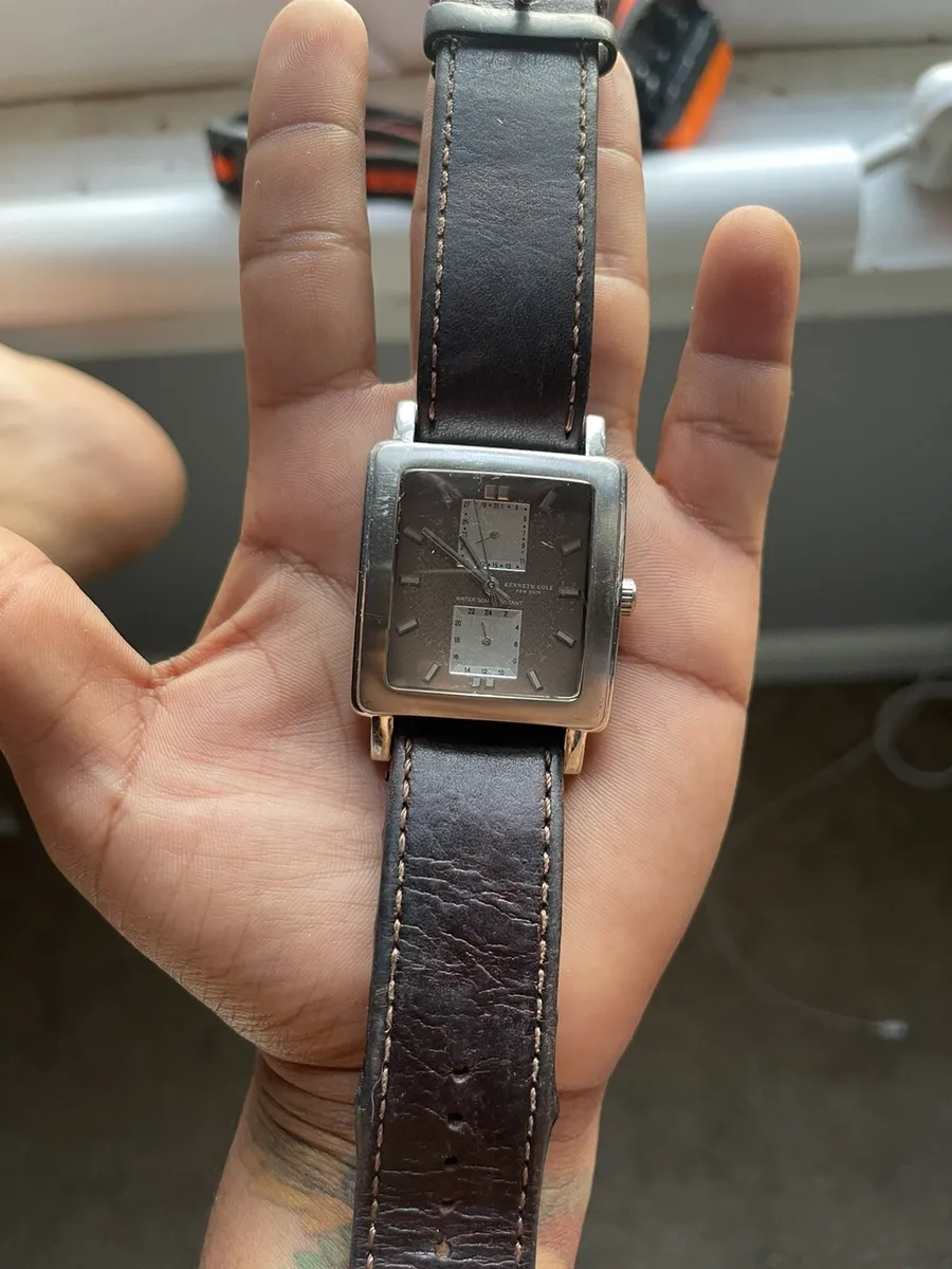 kenneth cole watch leather band