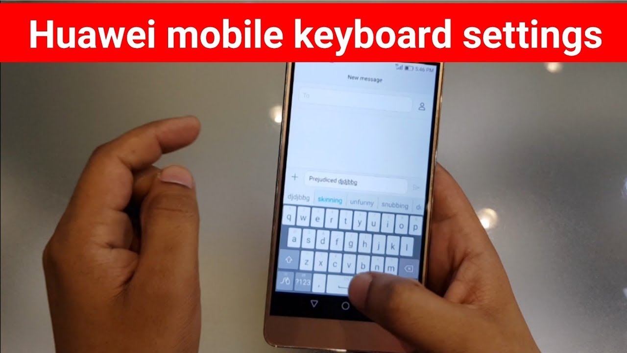 keyboard setting huawei