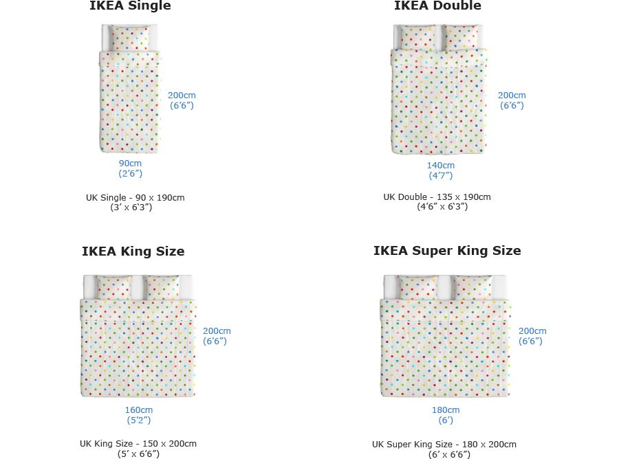 king size duvet measurements ikea