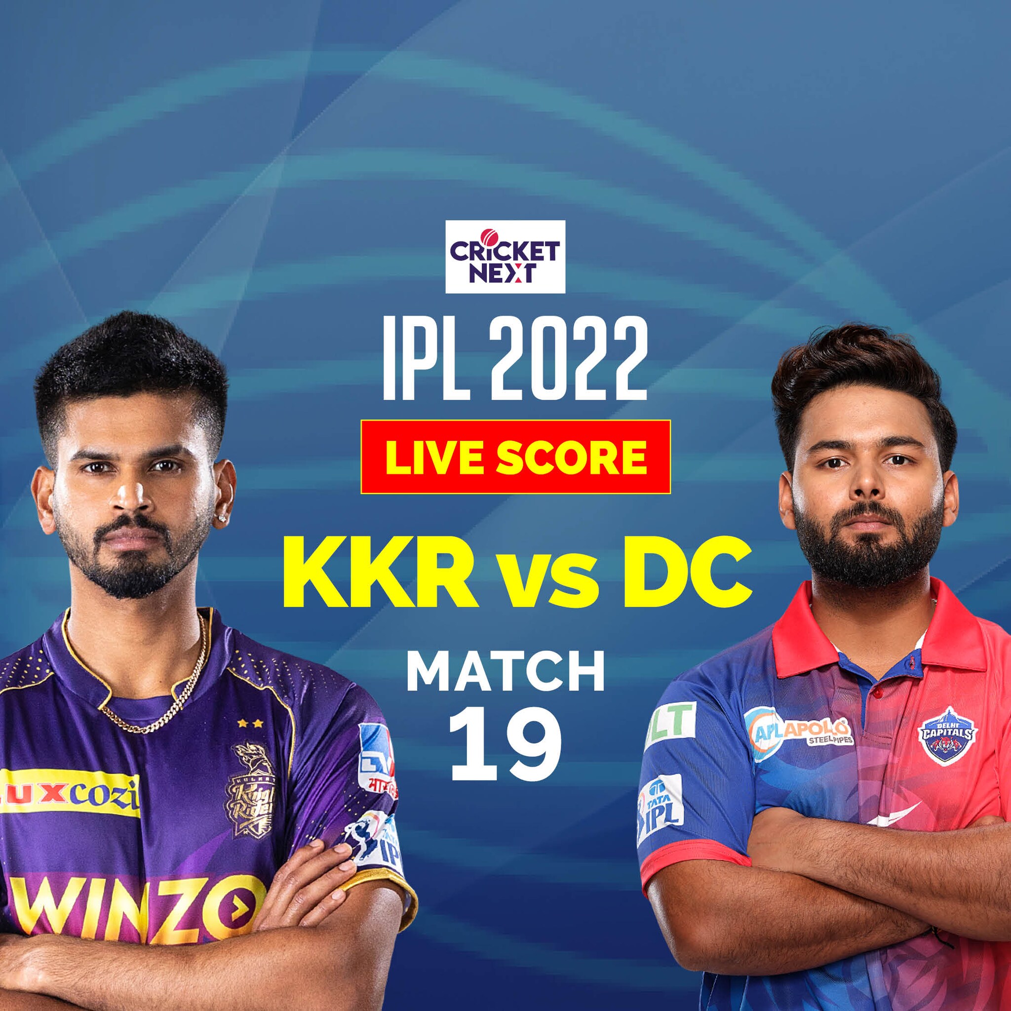 kkr live score today