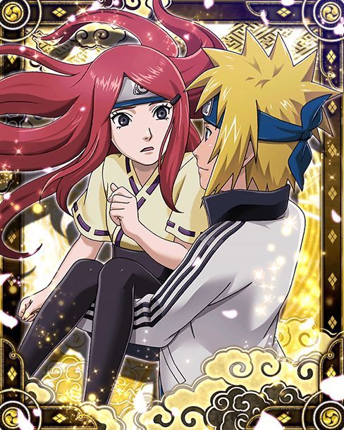 kushina uzumaki and minato namikaze