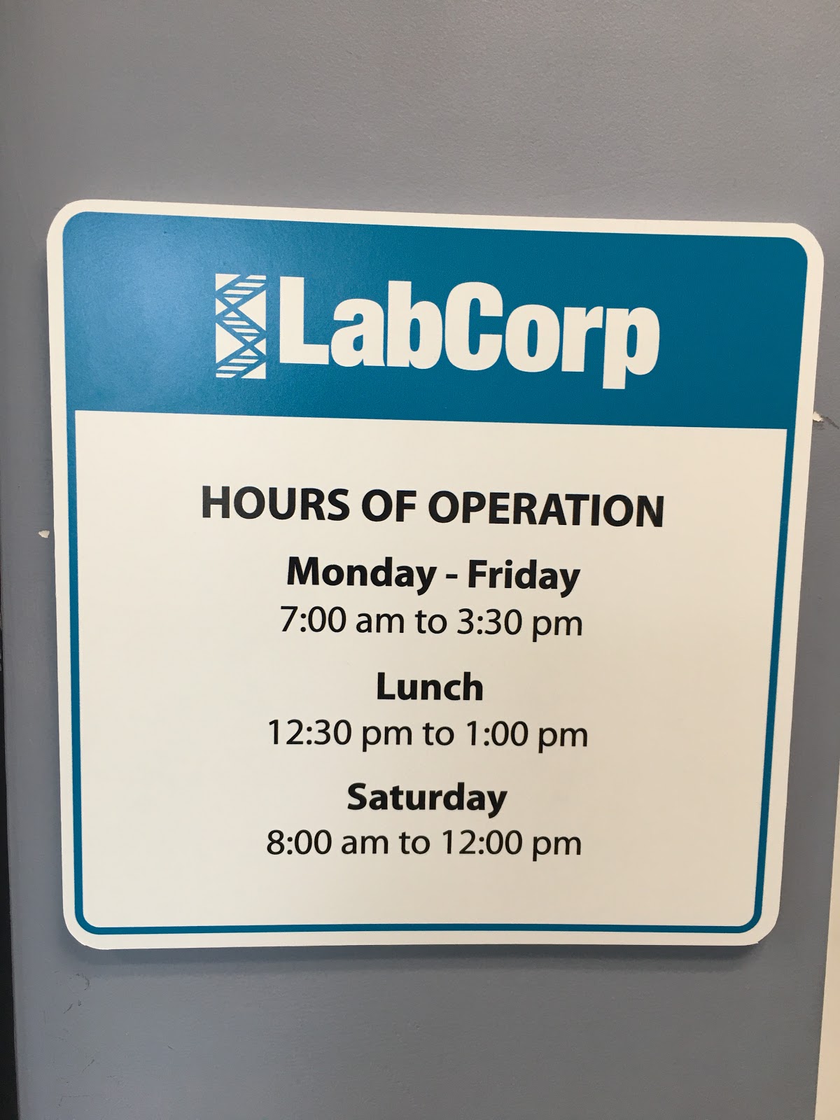labcorp timings