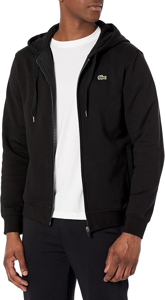 lacoste full zip sweater