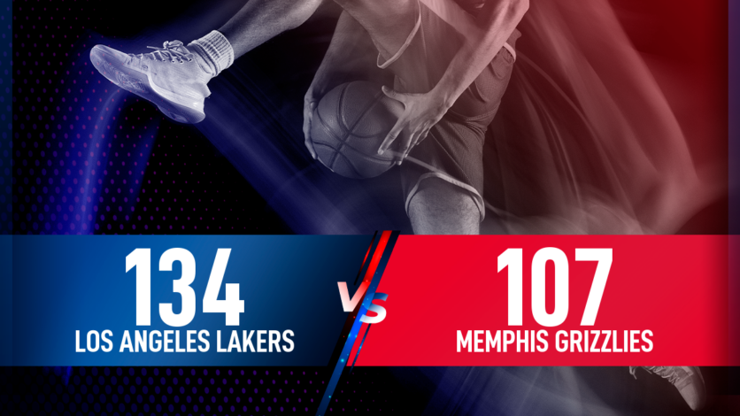 lakers vs memphis grizzlies match player stats