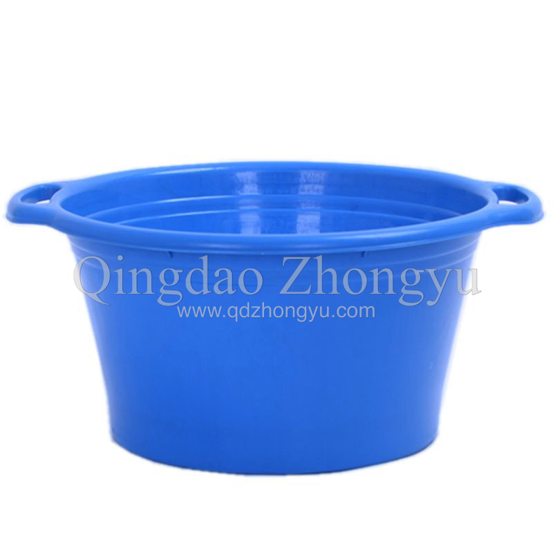 large plastic wash tub