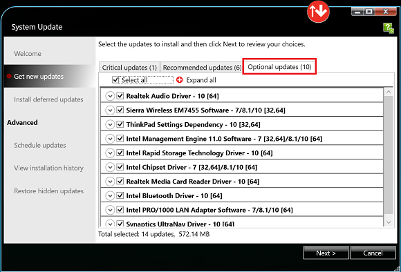 lenovo system update