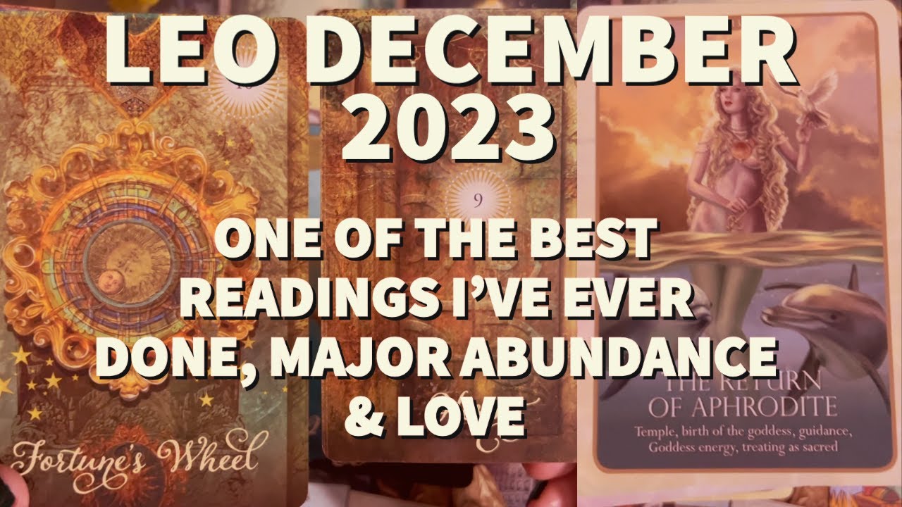 leo love tarot december 2023