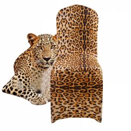 leopard print chair covers