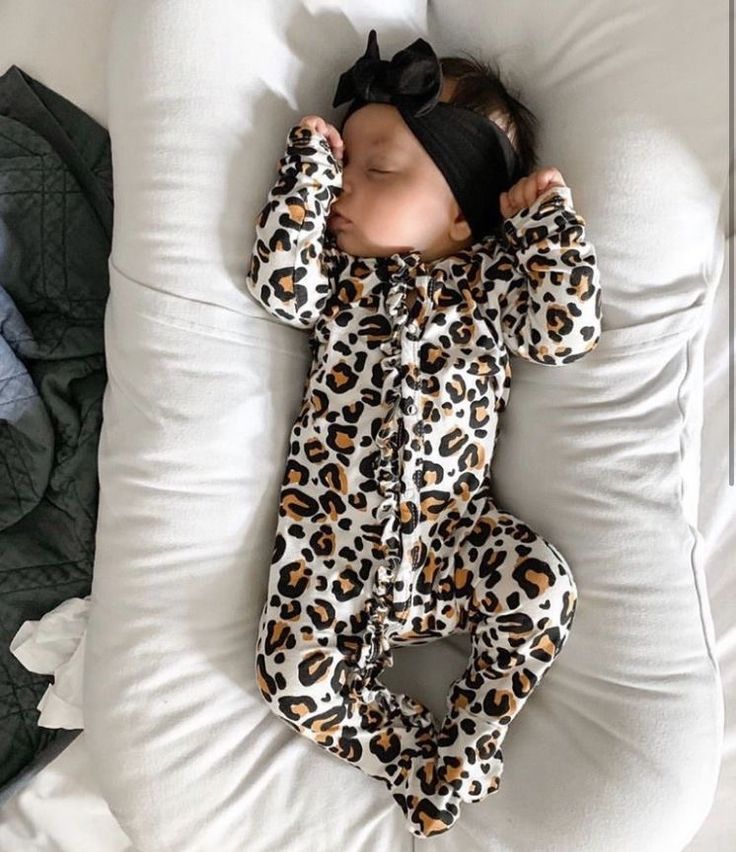 leopard print newborn outfit