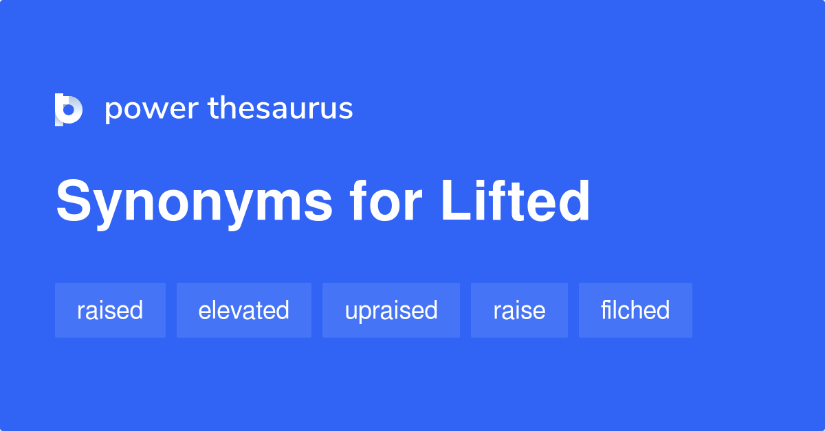 lifted synonym