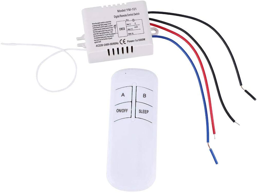 light fixture remote control receiver