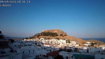 lindos webcam beach