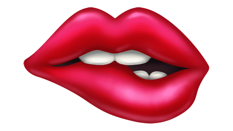 lip biting emoji copy paste