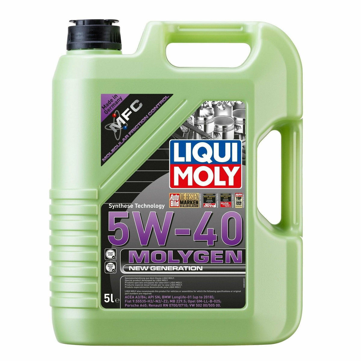 liqui moly 5w30 vs 5w40