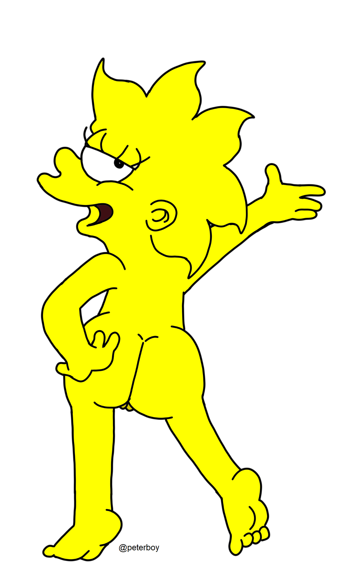 lisa simpson naked