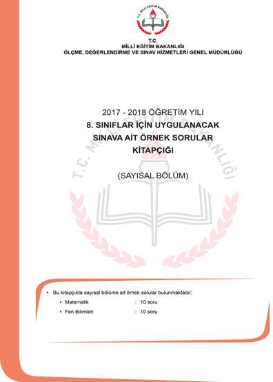 liselere giriş sınavı örnek soruları