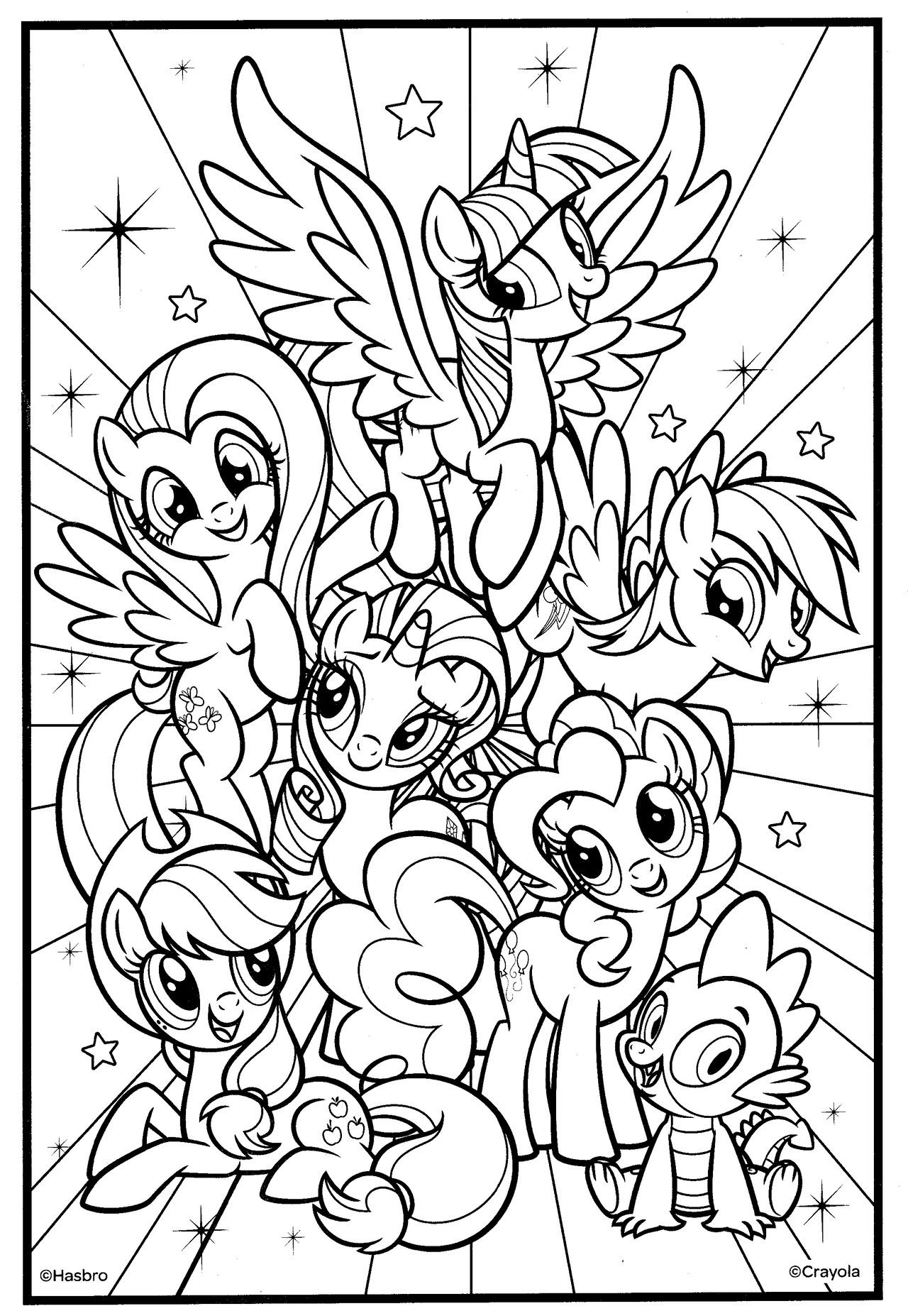 little pony coloring pages