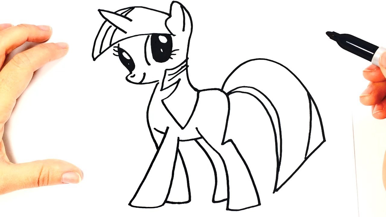 little pony drawing