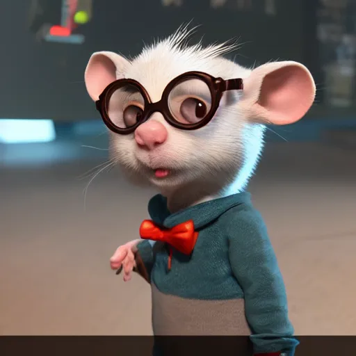 little stuart with glasses