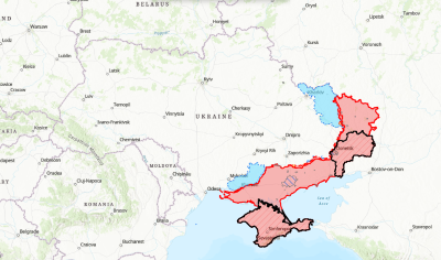 live map ukraine invasion