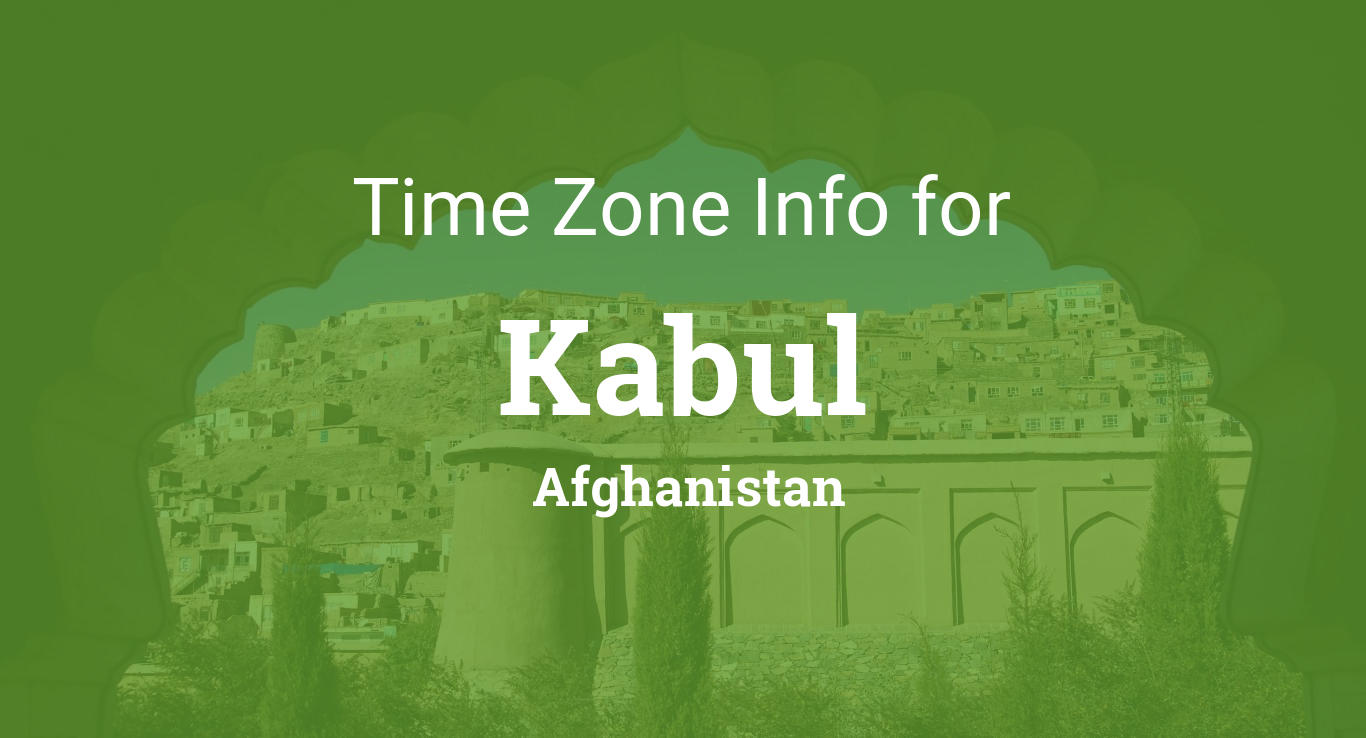 local time kabul afghanistan